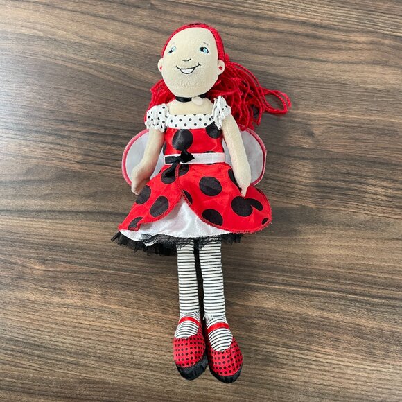 Groovy Girls Lana Ladybug, Reese Beach Plush Dolls & Aurora Sea Sparkles Mermaid - Picture 9 of 16